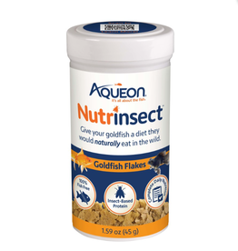 AQUEON CORALIFE KENT ZILLA AQUEON NUTRINSECT GOLDFISH FLAKE FOOD 1.59 OZ