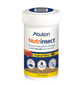 Aqueon Aqueon Nutrinsect Fish-Free Fish Food Tropical Pellets - 1.76 oz