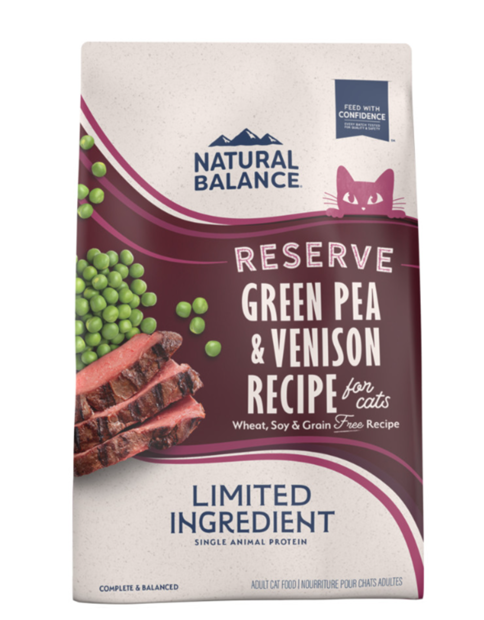Natural Balance NATURAL BALANCE CAT GREEN PEA & VENISON 8LBS