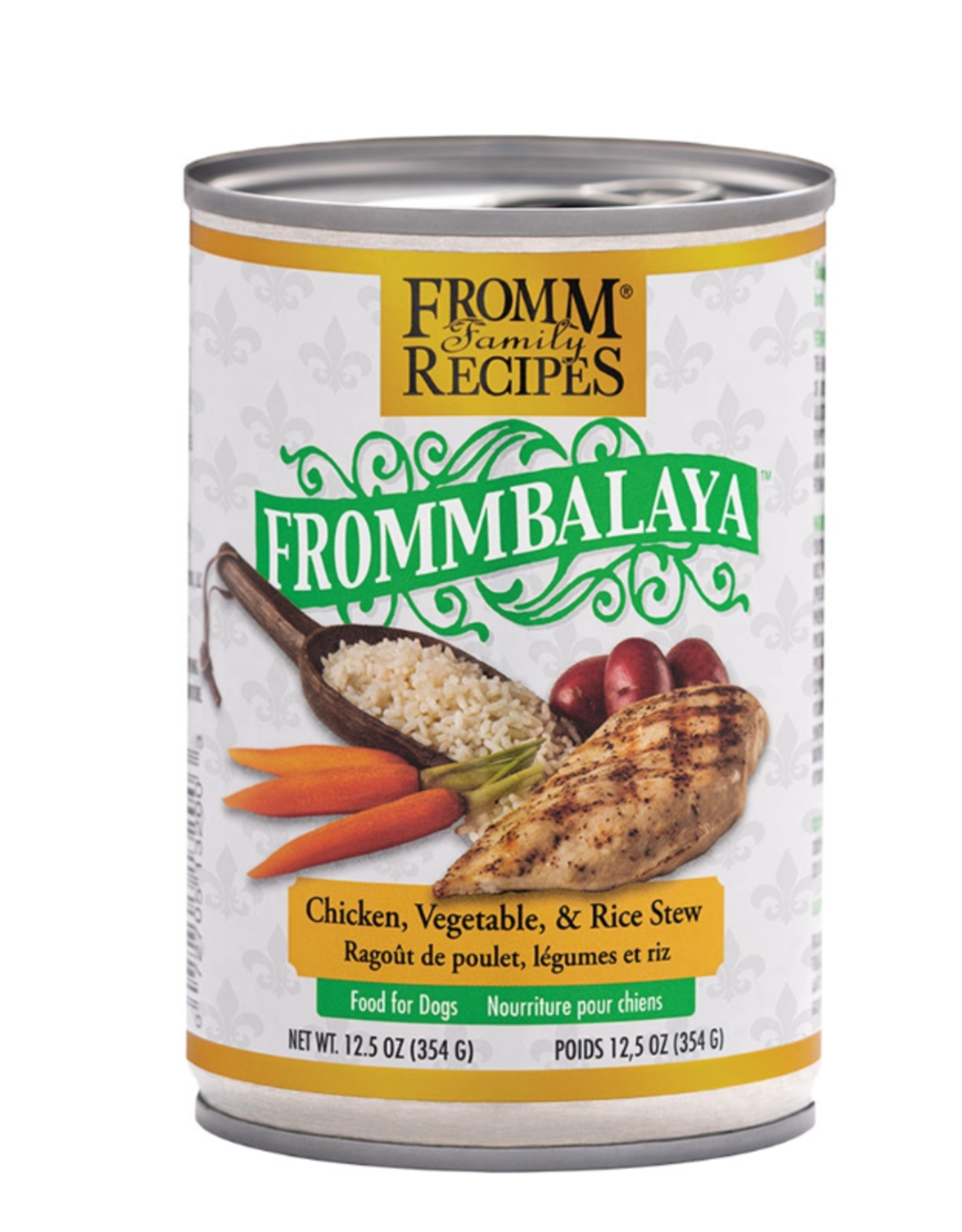 Fromm FROMM DOG FROMMBALAYA CHICKEN & RICE STEW CAN 12.5OZ CASE OF 12