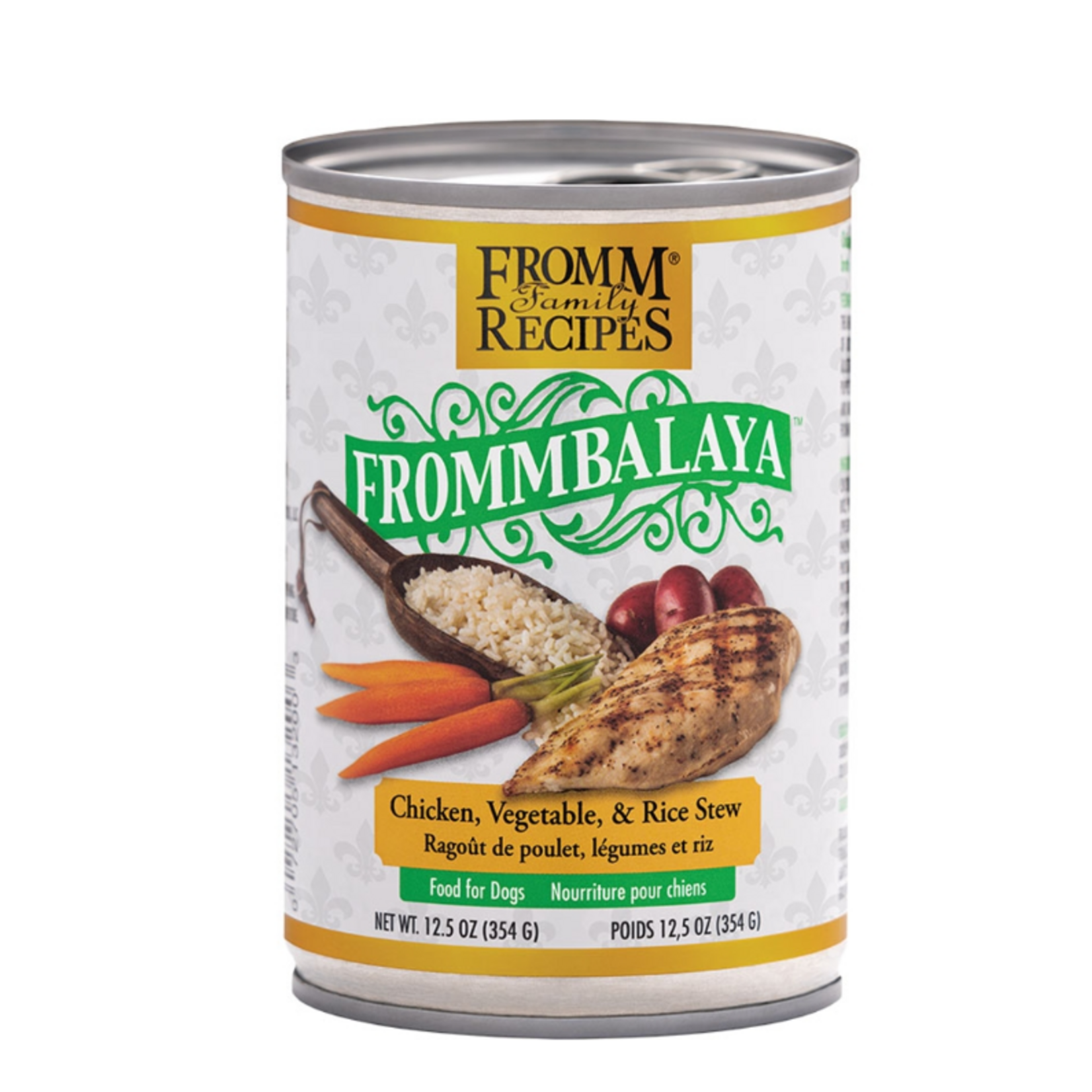 Fromm Fromm Family Recipes Frommbalaya Chicken, Vegetable, & Rice Stew Canned Dog Food - 12.5 Oz, Case of 12