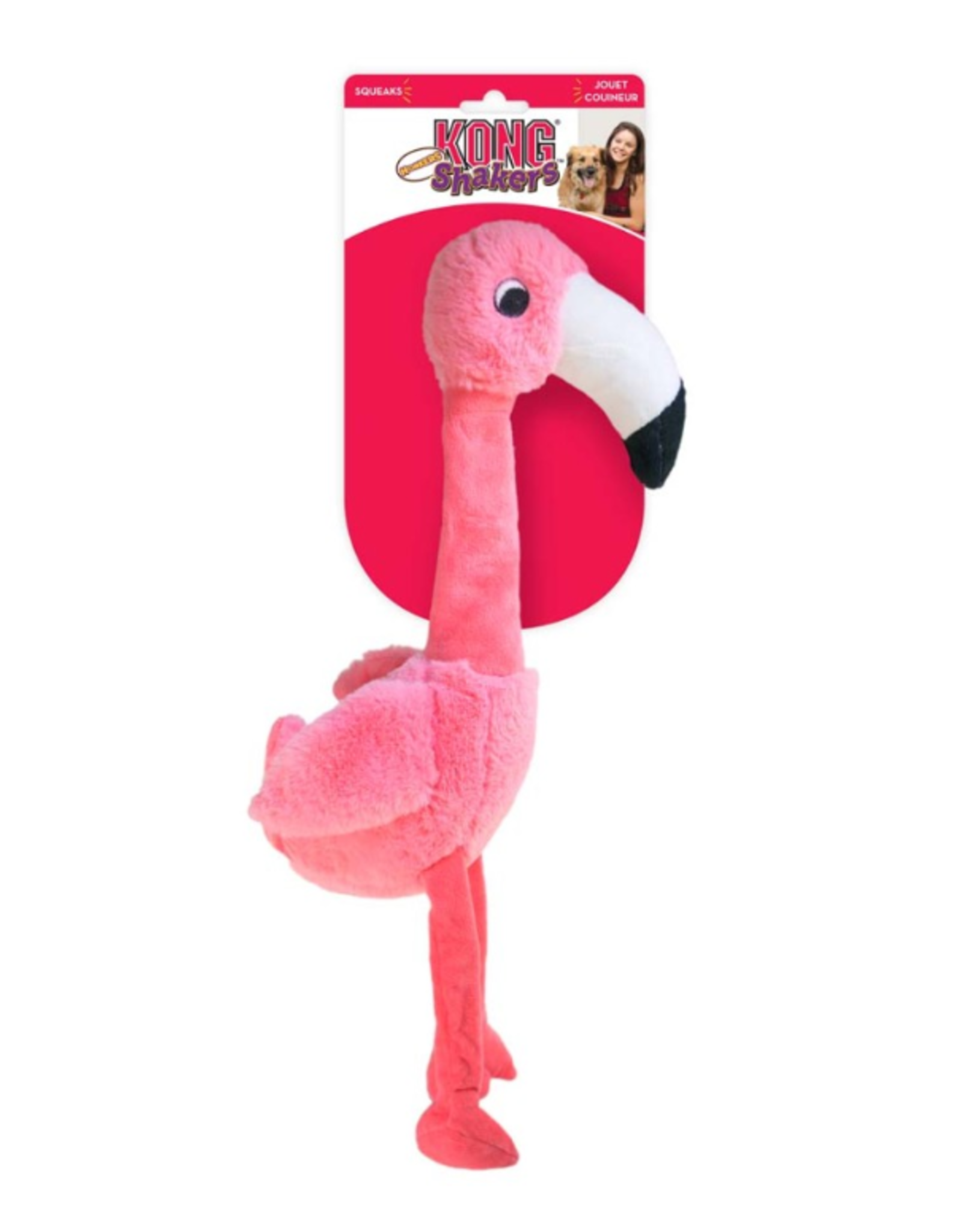 KONG COMPANY KONG TOY SHAKERS FLAMINGO LG