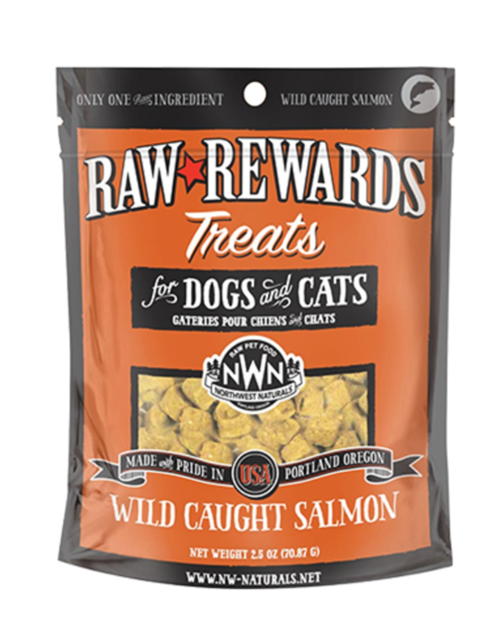 NORTHWEST NATURALS NORTHWEST NATURALS DOG CAT FREEZE-DRIED SALMON TREAT 2.5OZ