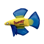 Yeowww! Yeowww! C Betta Fish Toy, Blue