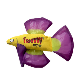 Yeowww! Yeowww! C Betta Fish Toy, Purple