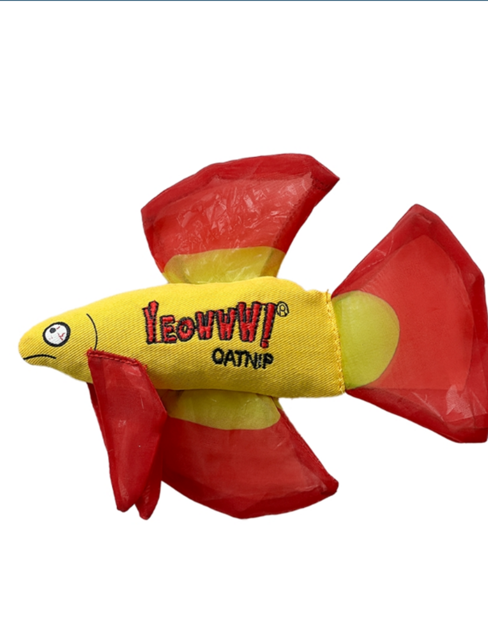 Yeowww! Yeowww! C Betta Fish Toy, Red
