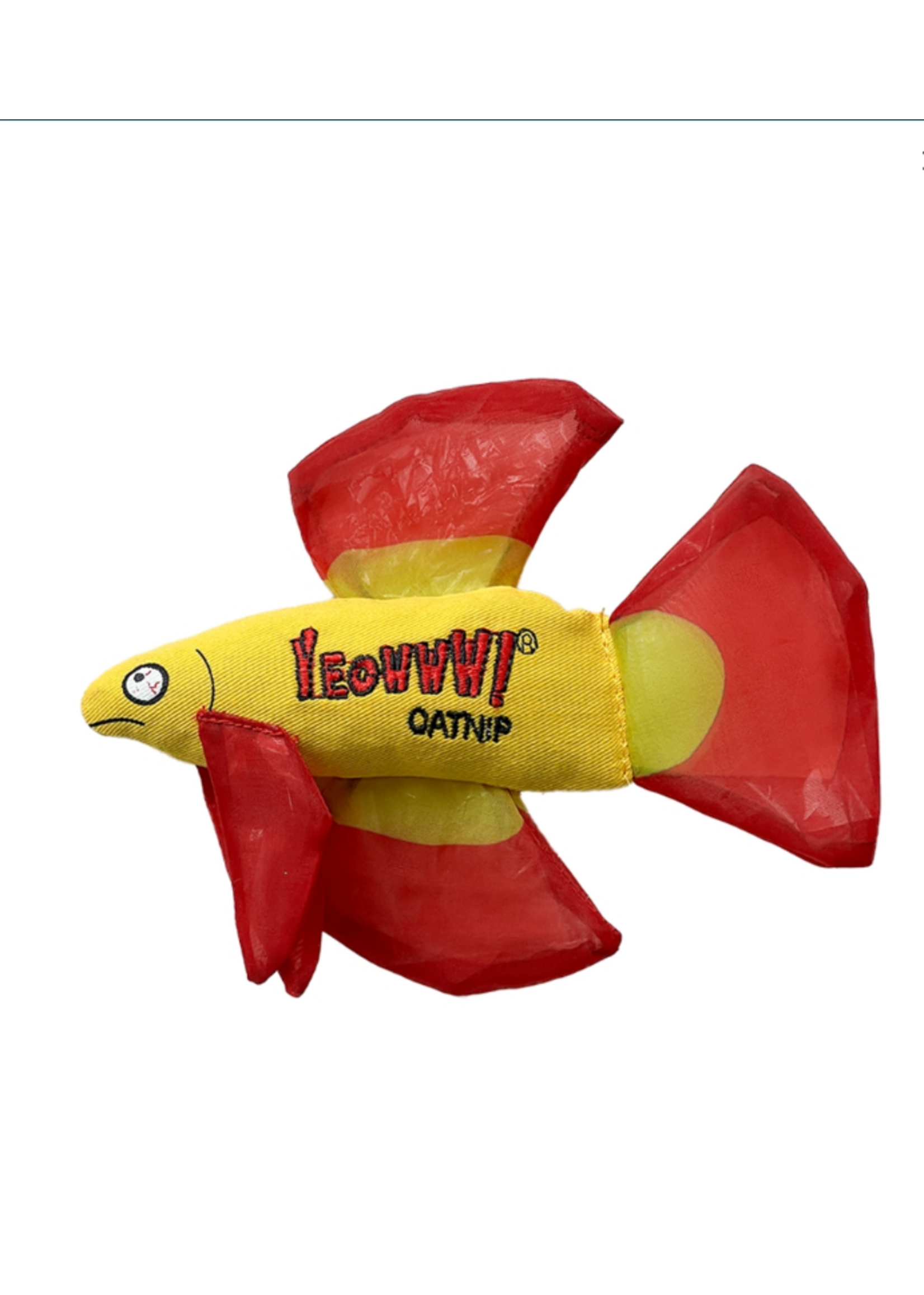 Yeowww! Yeowww! C Betta Fish Toy, Red