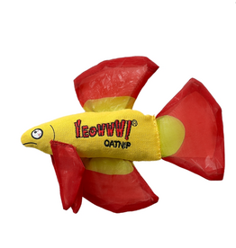 Yeowww! Yeowww! C Betta Fish Toy, Red