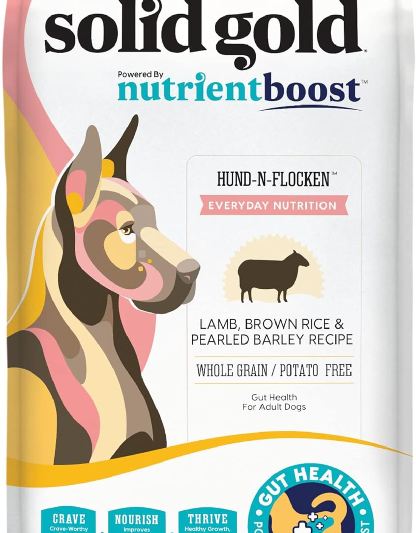 SOLID GOLD SOLID GOLD HUND N FLOCKEN ADULT 4LBS