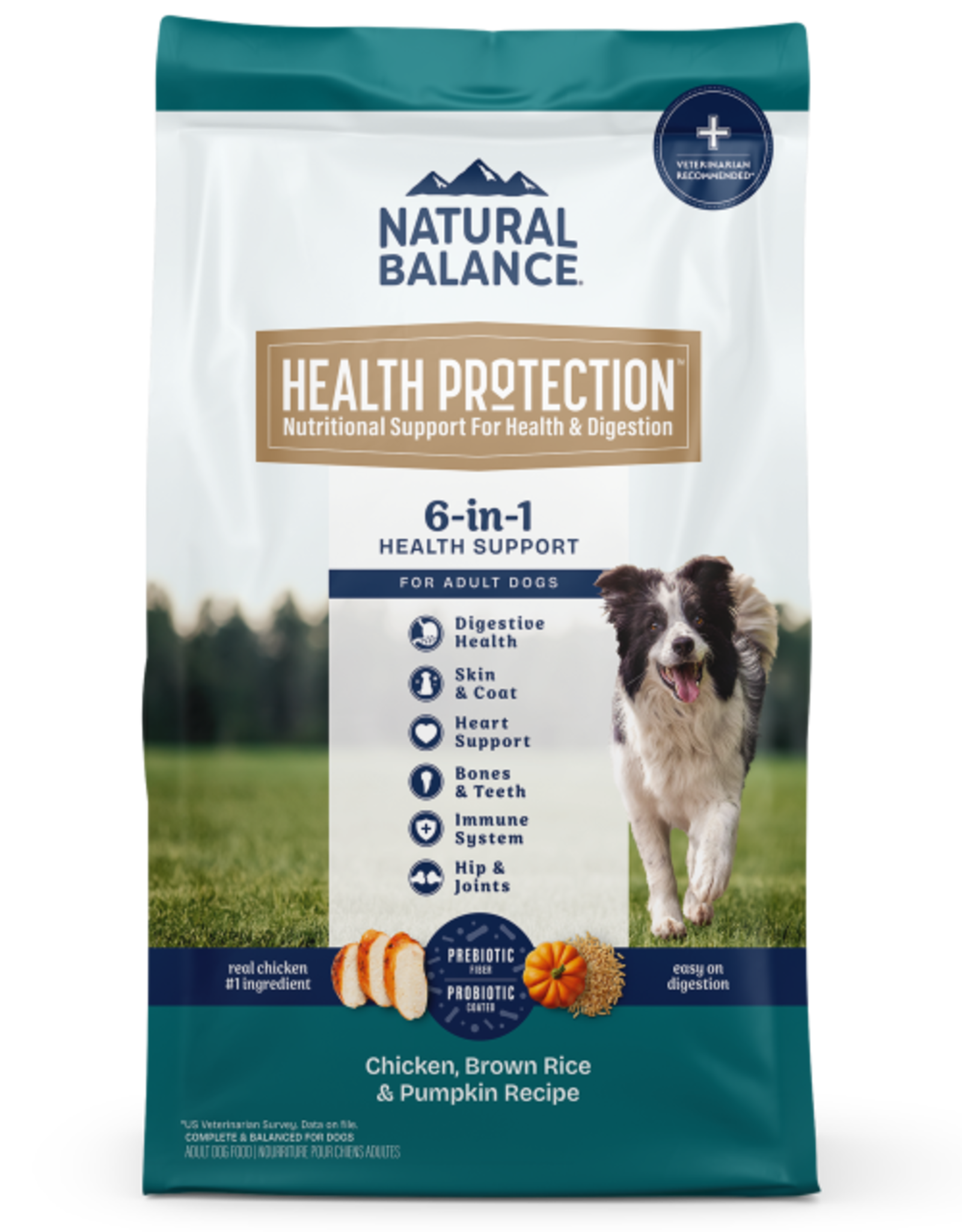 Natural Balance NATURAL BALANCE HEALTH PROTECTION CHICKEN, RICE & PUMPKIN 24 LB