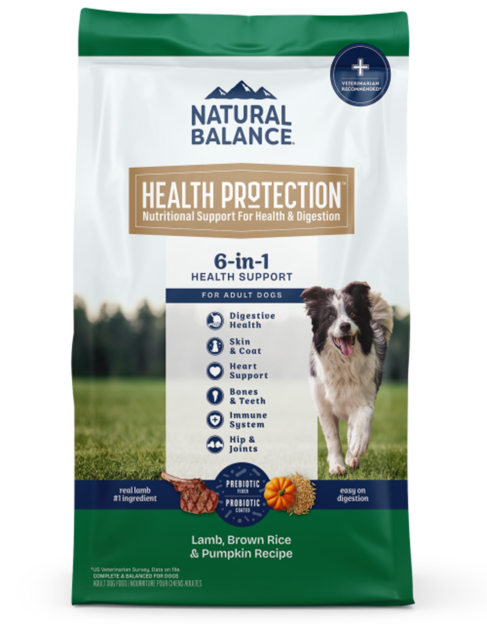 Natural Balance NATURAL BALANCE HEALTH PROTECTION LAMB, RICE & PUMPKIN 4 LB