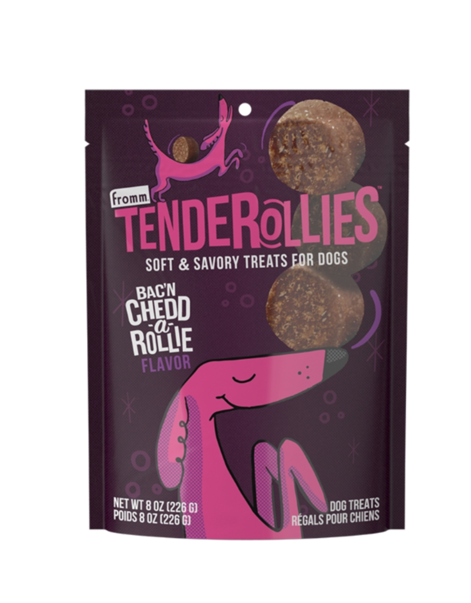 Fromm Fromm Tenderollies Bac'n Chedd-a-Rollie Dog Treats - 8 Oz