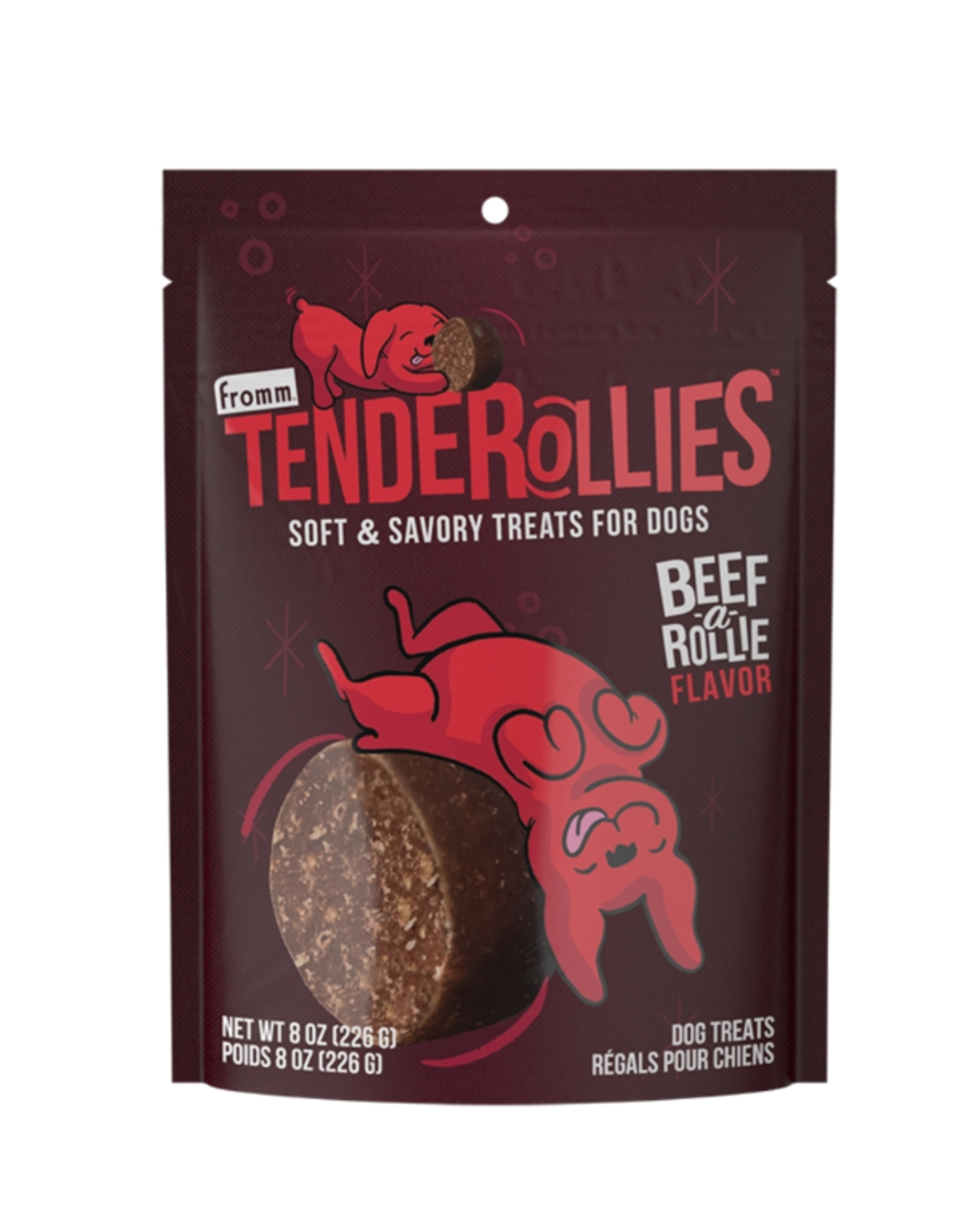 Fromm Fromm Tenderollies Beef-a-Rollie Dog Treats - 8 Oz