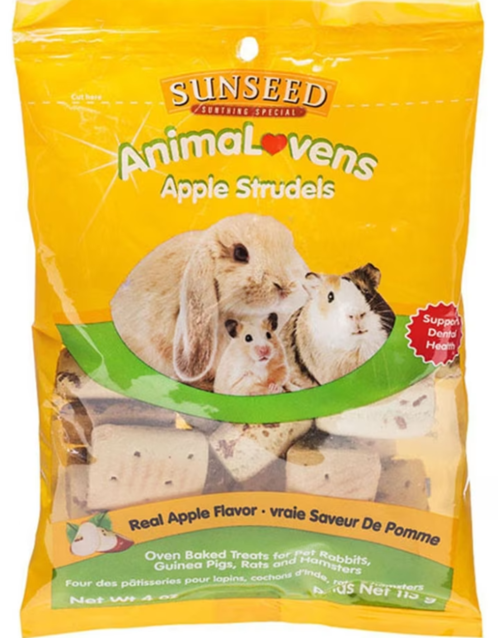 Vitakraft SUNSEED ANIMALOVENS APPLE STRUDEL 3.5OZ