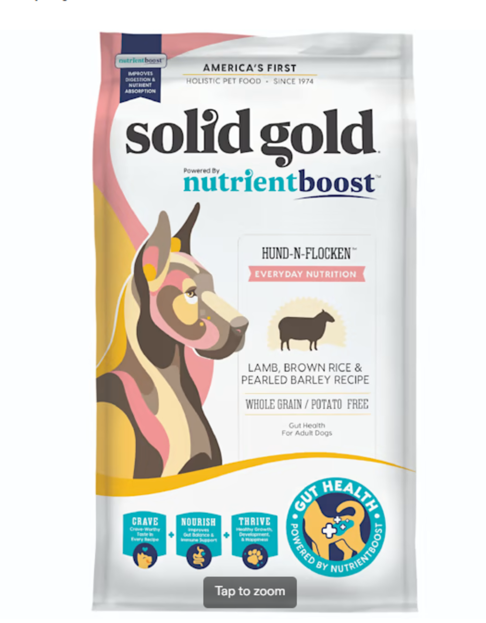 SOLID GOLD SOLID GOLD HUND N FLOCKEN ADULT 28.5LBS