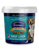 Stewart Stewart Pro-Treat Freeze Dried Beef Liver 4 oz. Tub