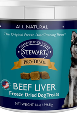 Stewart Stewart Pro-Treat Freeze Dried Beef Liver 14 oz. Tub