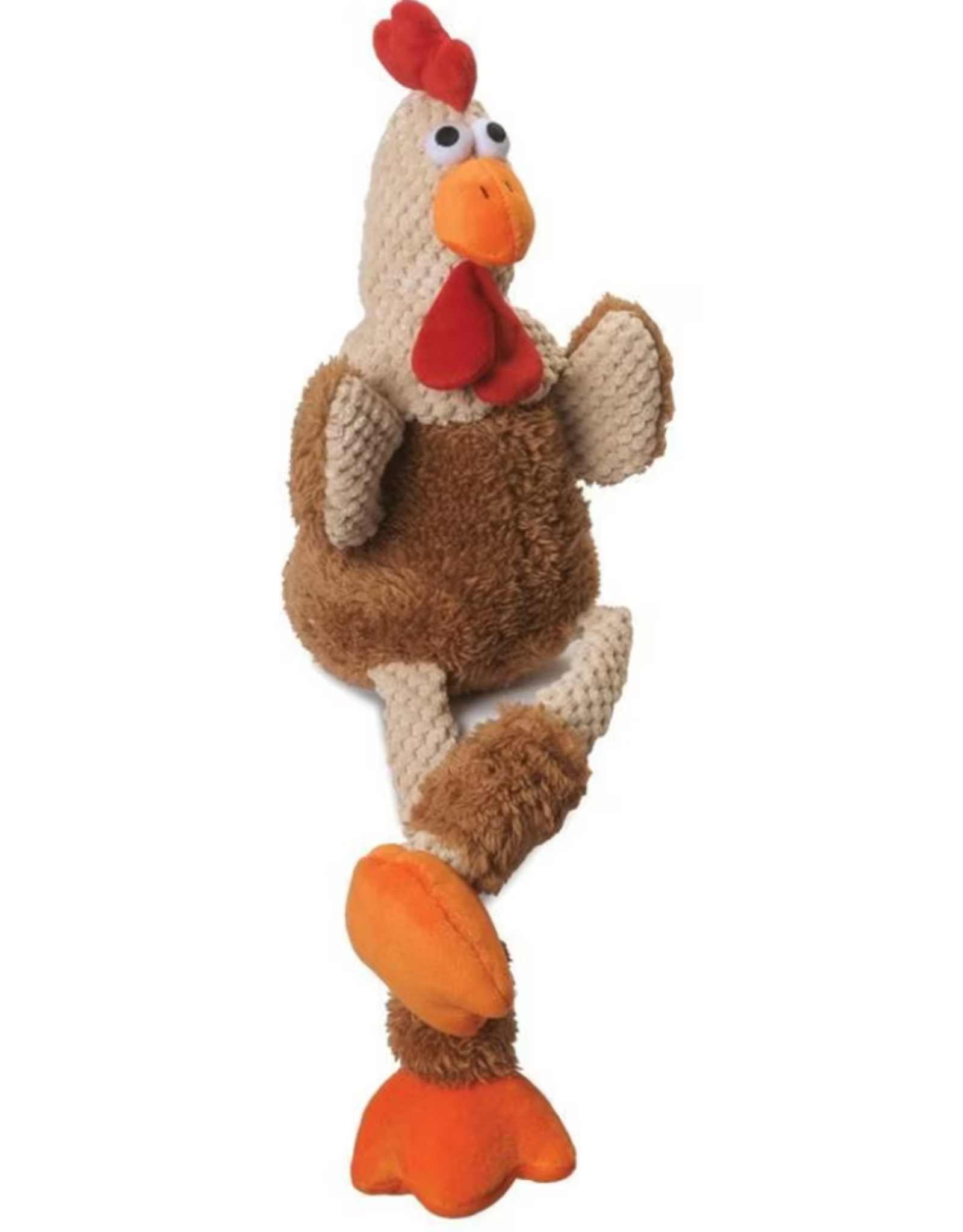 QUAKER PET GROUP GODOG CHECKERS SKINNY ROOSTER MINI BROWN