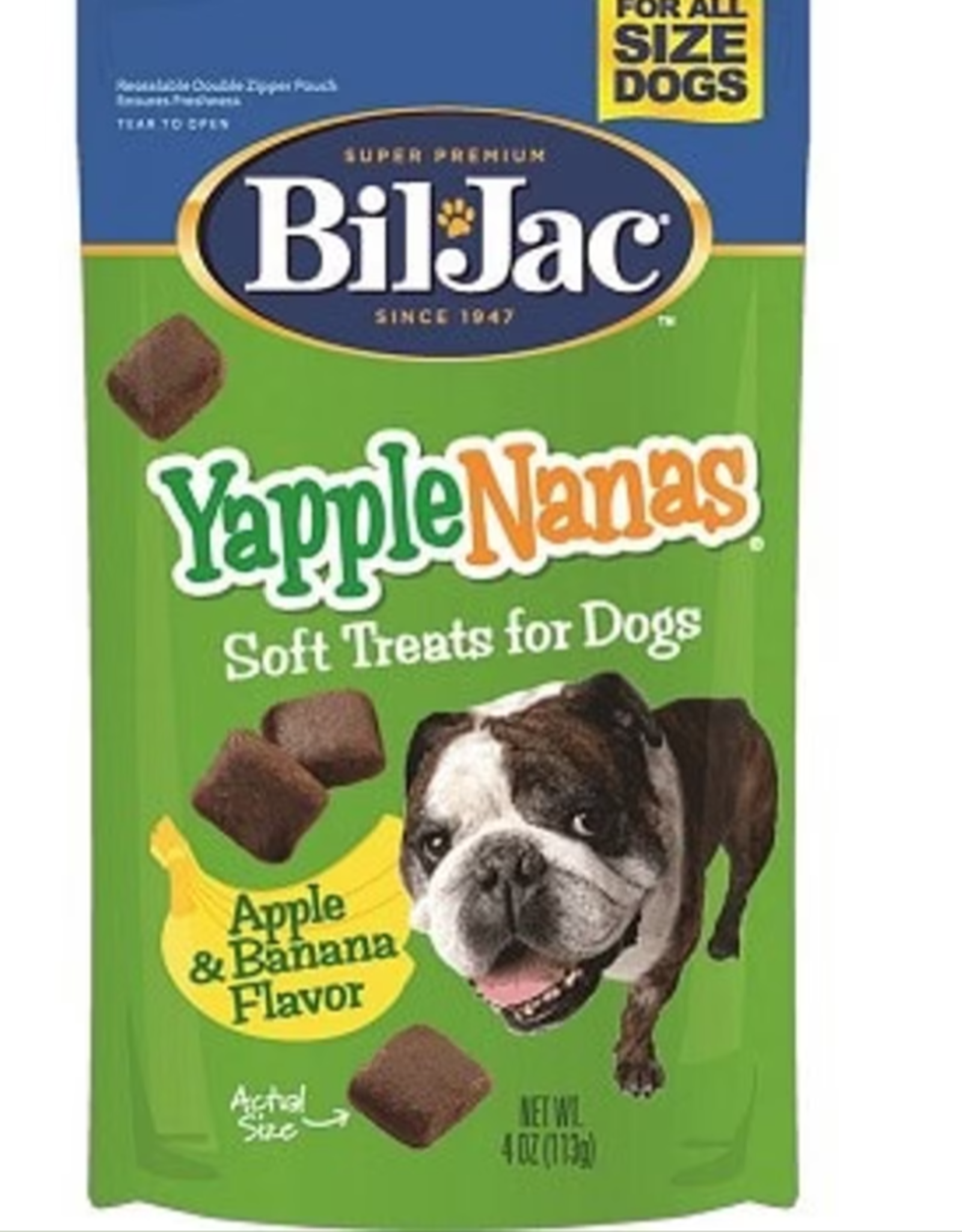 Bil-Jac Bil-Jac Yapple-Nanas Dog Treats 4 oz