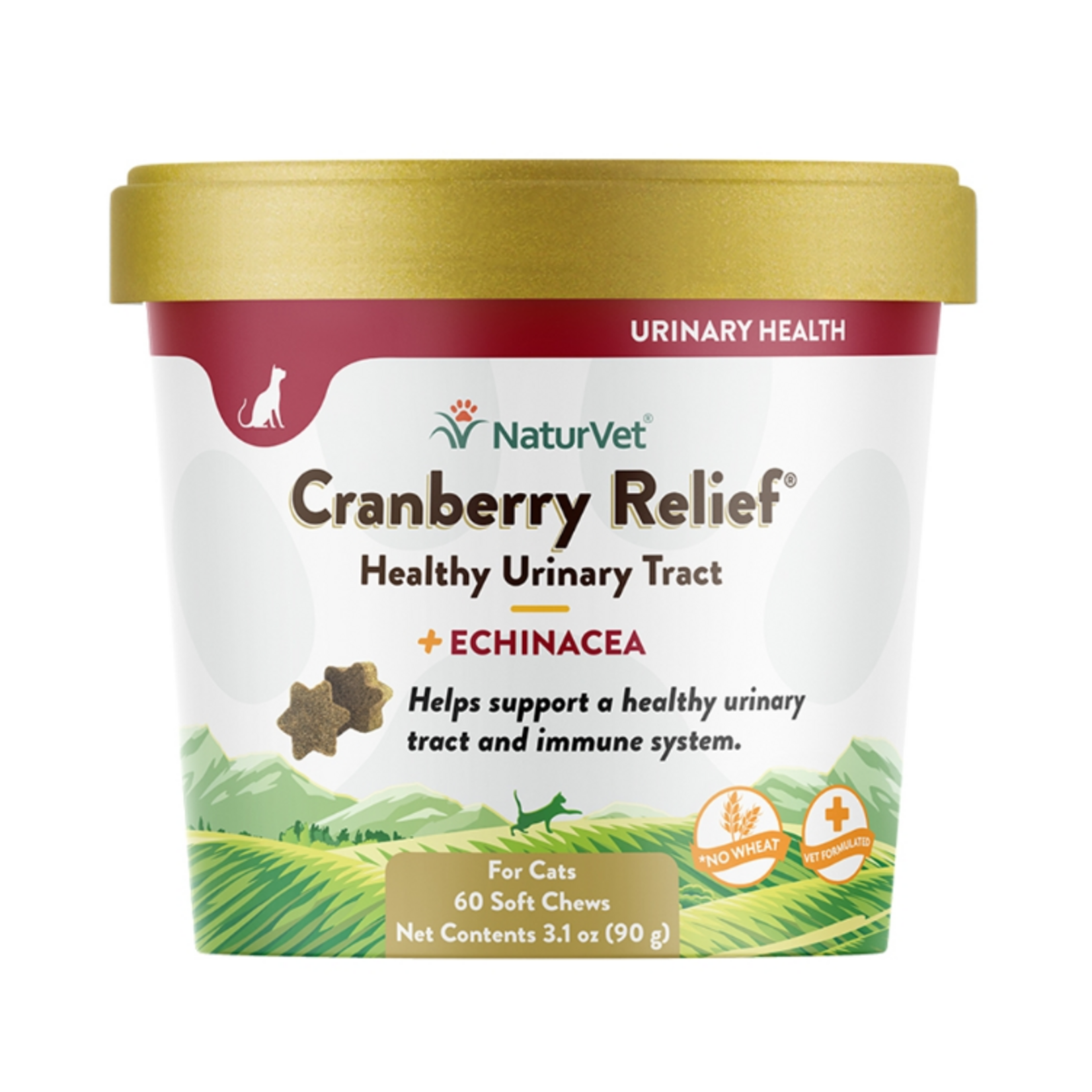 Naturvet NaturVet Cranberry Relief Plus Echinacea for Cats - 60 Soft Chews