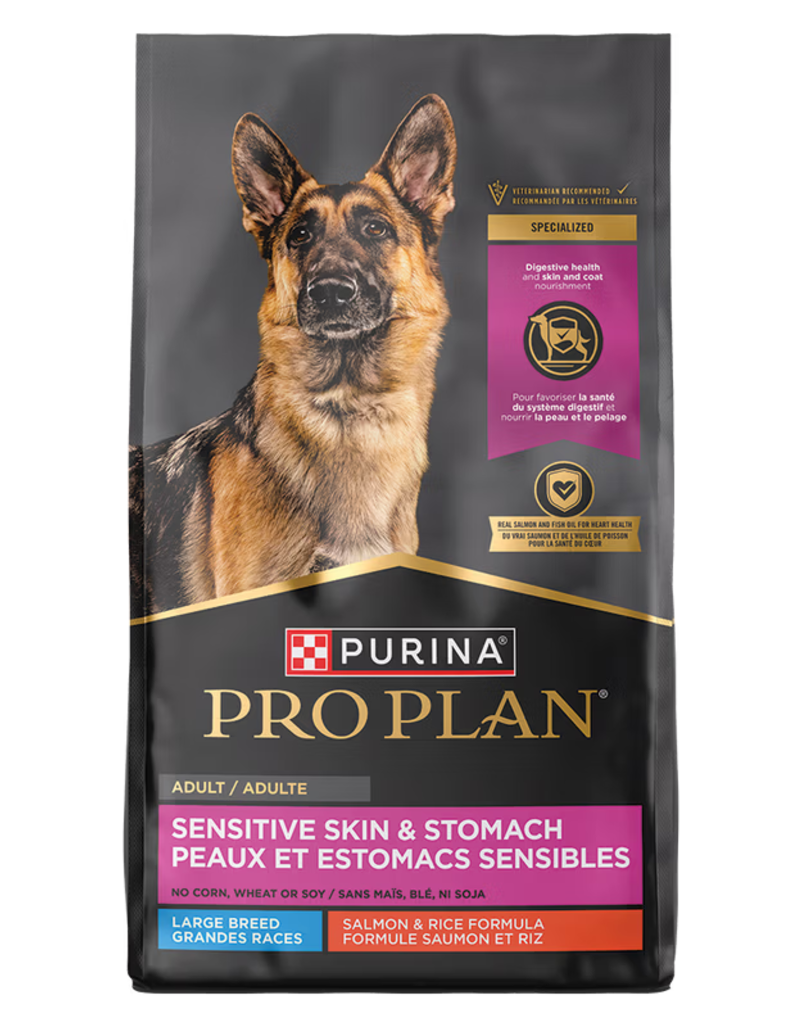 NESTLE PURINA PETCARE PRO PLAN DOG LARGE BREED SENSITIVE SKIN & STOMACH SALMON 34 LBS