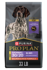 NESTLE PURINA PETCARE PRO PLAN PERFORMANCE SPORT SALMON & RICE 30/20 33LBS