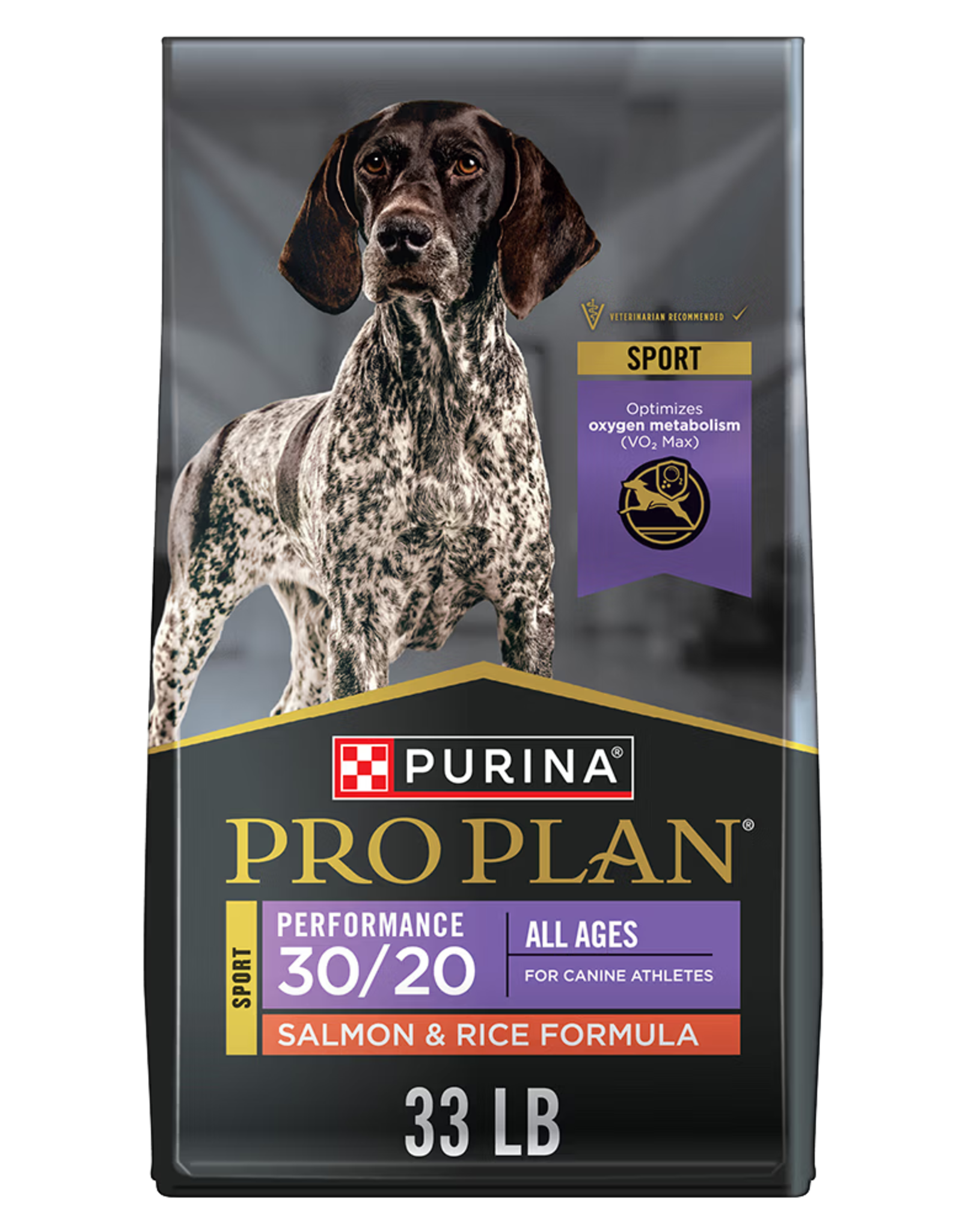 NESTLE PURINA PETCARE PRO PLAN PERFORMANCE SPORT SALMON & RICE 30/20 33LBS