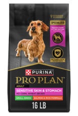 NESTLE PURINA PETCARE PRO PLAN DOG SENSITIVE SKIN & STOMACH SALMON SMALL BREED 16 LBS