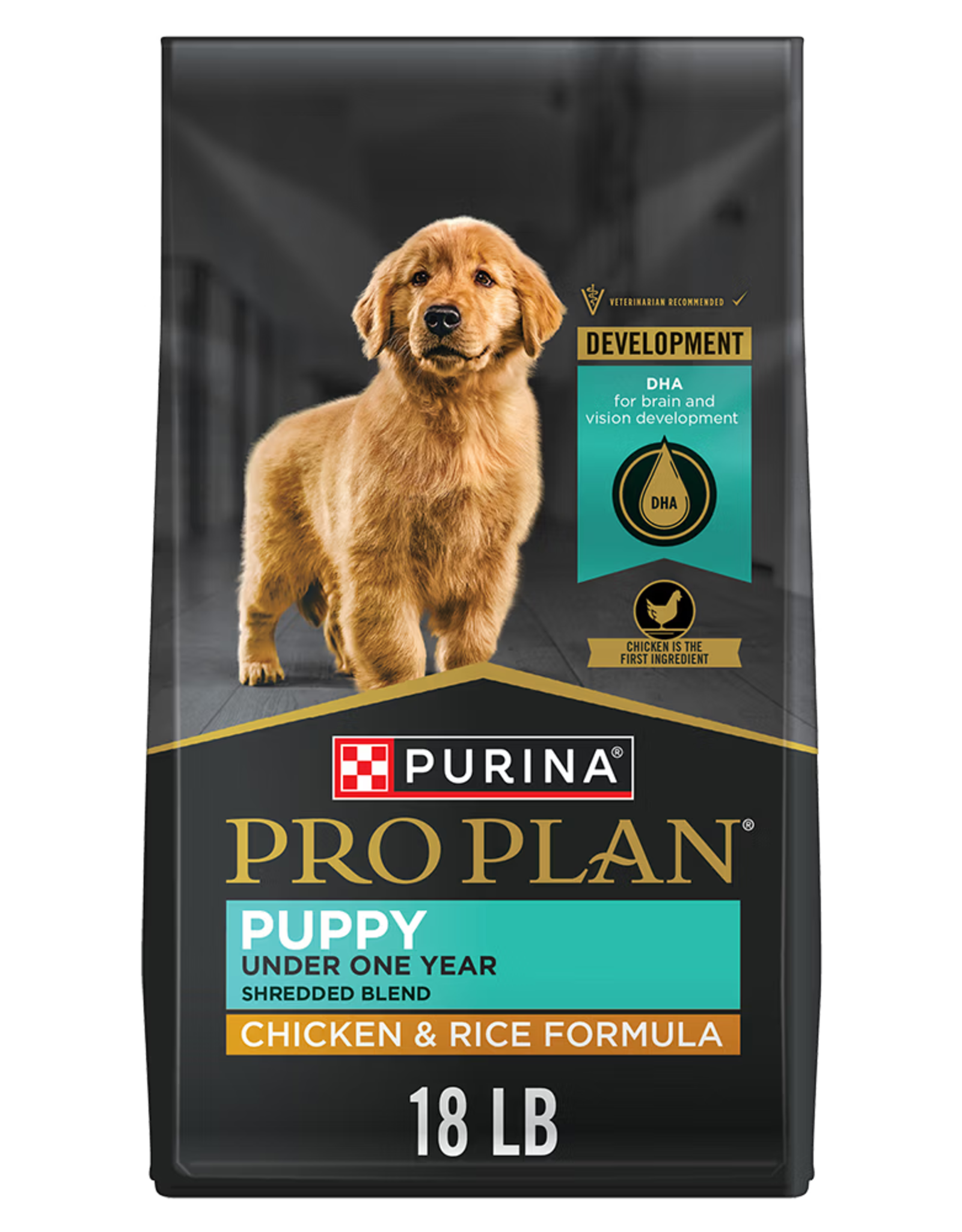 NESTLE PURINA PETCARE PRO PLAN PUPPY SAVOR SHREDDED CHICKEN 18LBS