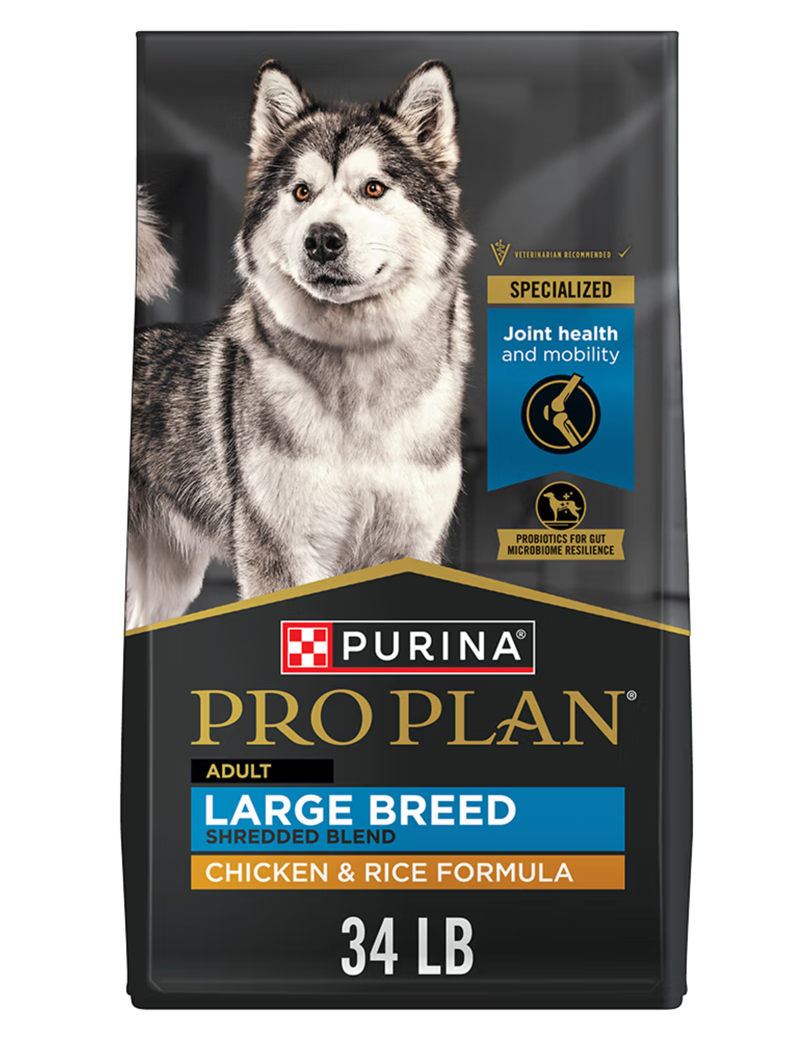 Nestle Purina PRO PLAN DOG SAVOR SHREDDED LARGE BREED ADULT 34LBS