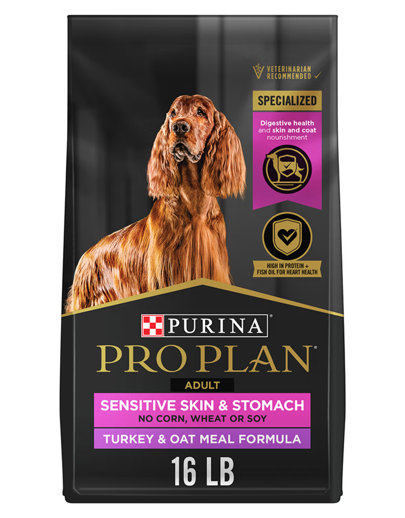 NESTLE PURINA PETCARE PRO PLAN DOG SENSITIVE SKIN & STOMACH TURKEY & OATMEAL 24 LBS