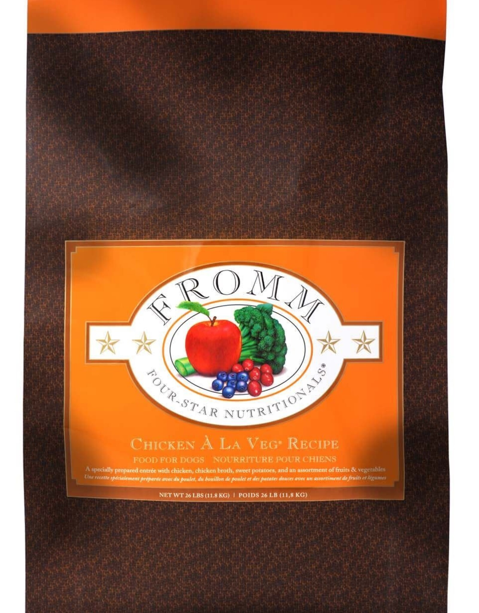 Fromm FROMM FOUR-STAR DOG CHICKEN A LA VEG 30LBS