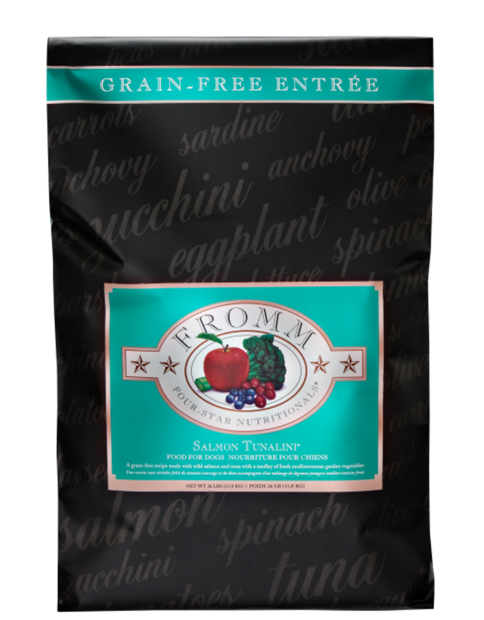 Fromm FROMM FOUR-STAR DOG GRAIN FREE SALMON TUNALINI 26LBS