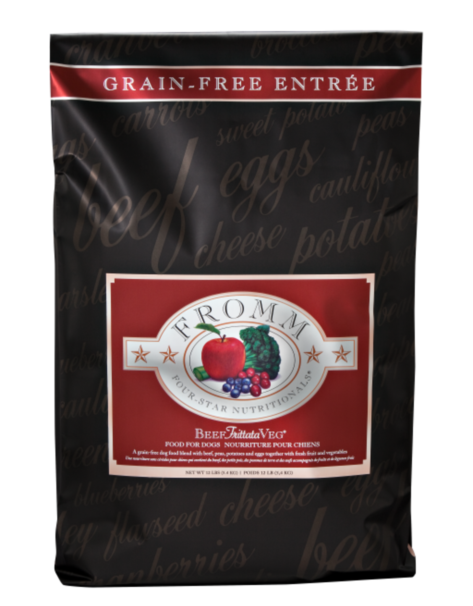Fromm FROMM DOG FOUR-STAR GRAIN FREE BEEF FRITTATA 12LBS