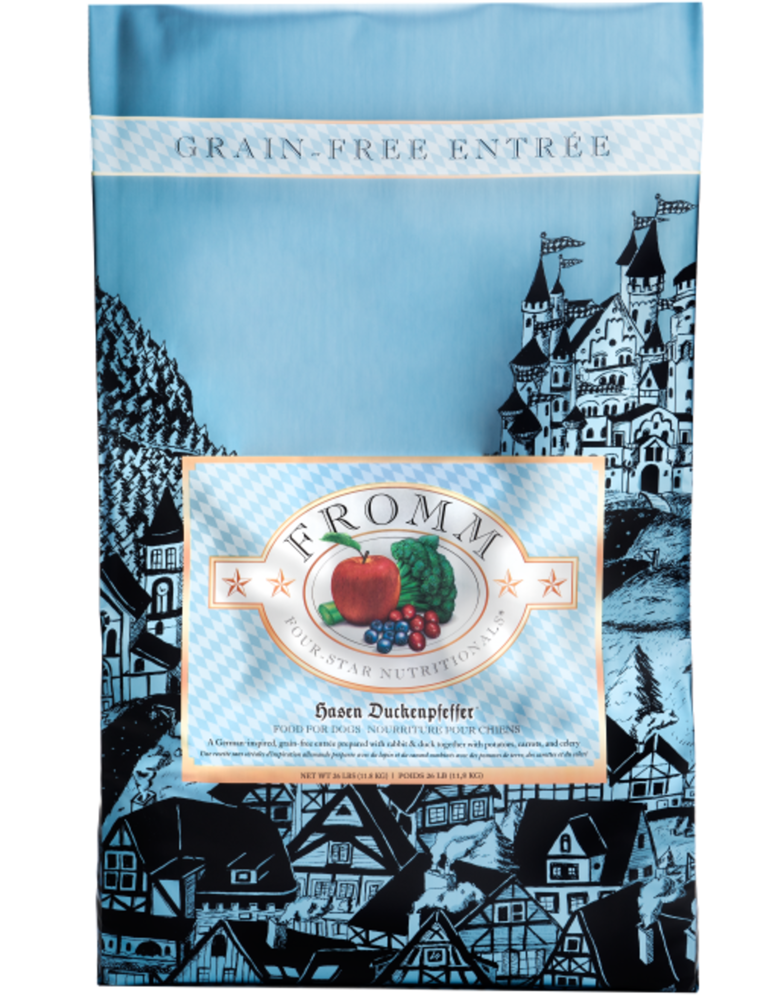 Fromm FROMM FOUR-STAR DOG HASEN DUCKENPFEFFER 26LB