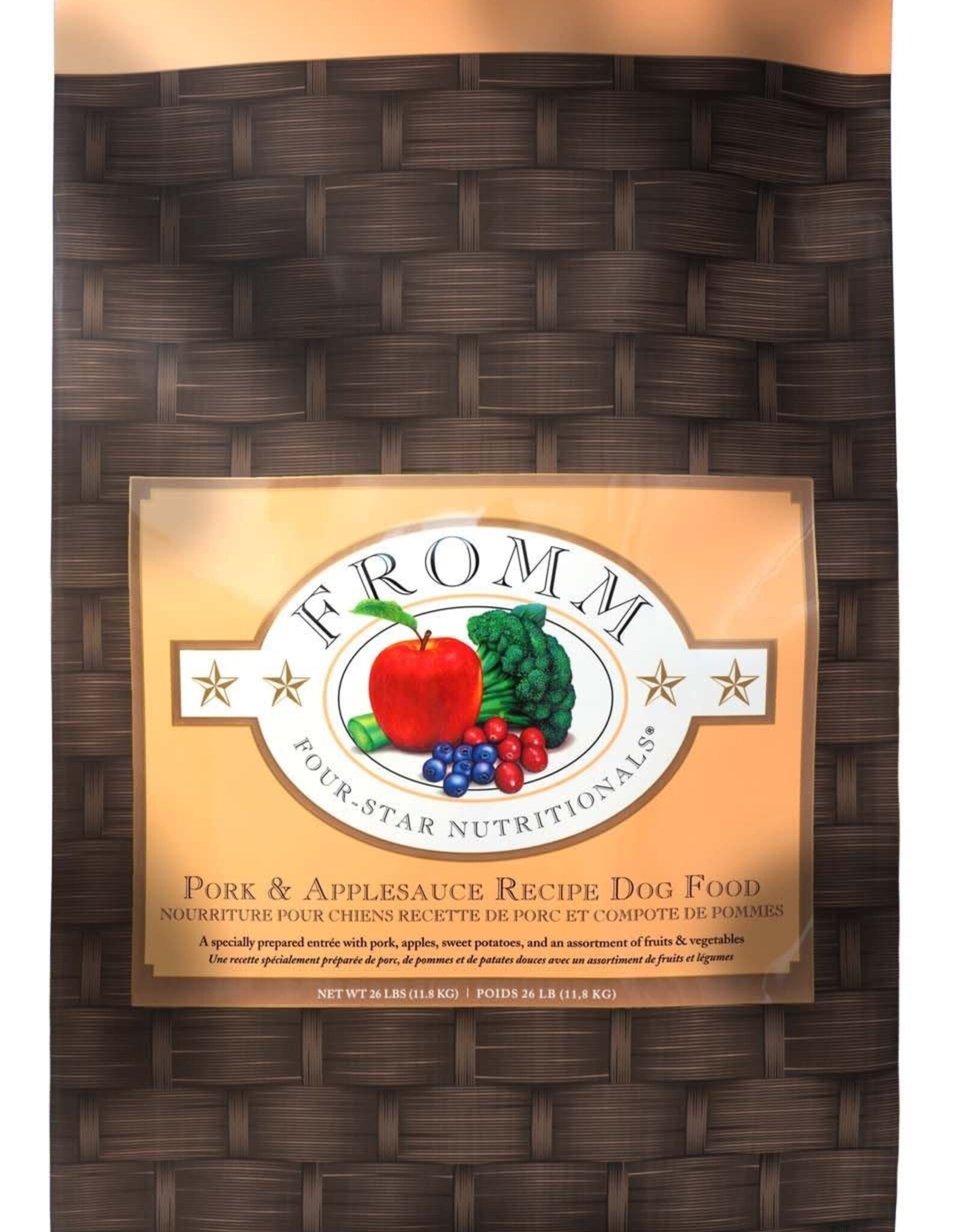 Fromm FROMM FOUR-STAR DOG PORK & APPLESAUCE 30LBS