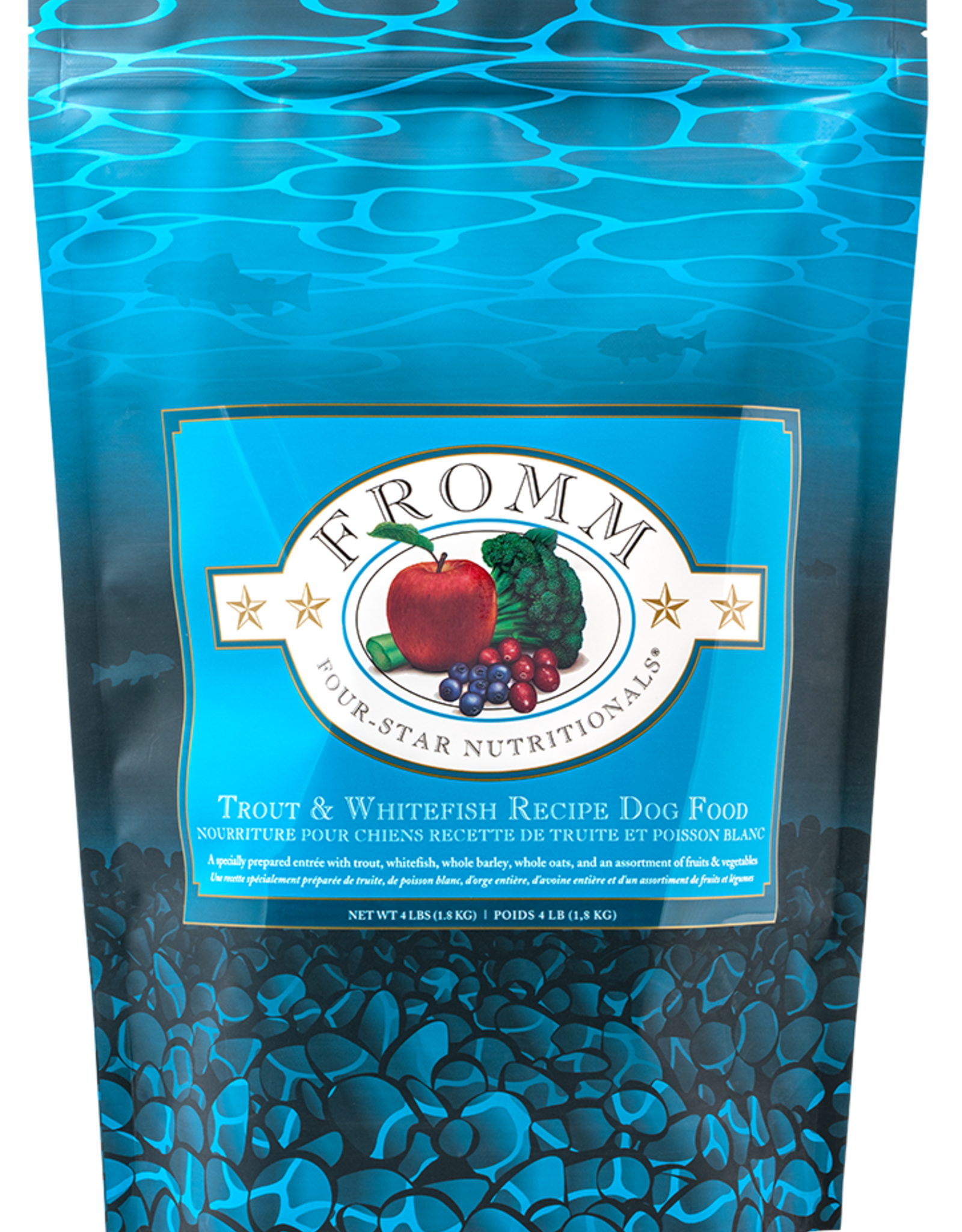 Fromm FROMM FOUR-STAR DOG TROUT & WHITEFISH 4 lbs