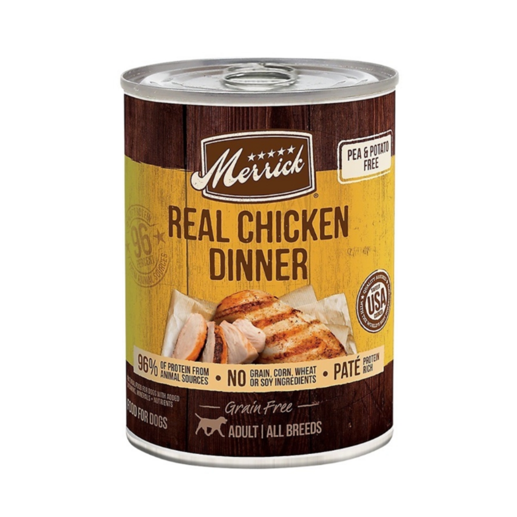 Merrick MERRICK GRAIN FREE DOG REAL CHICKEN CAN 13.2OZ CASE OF 12