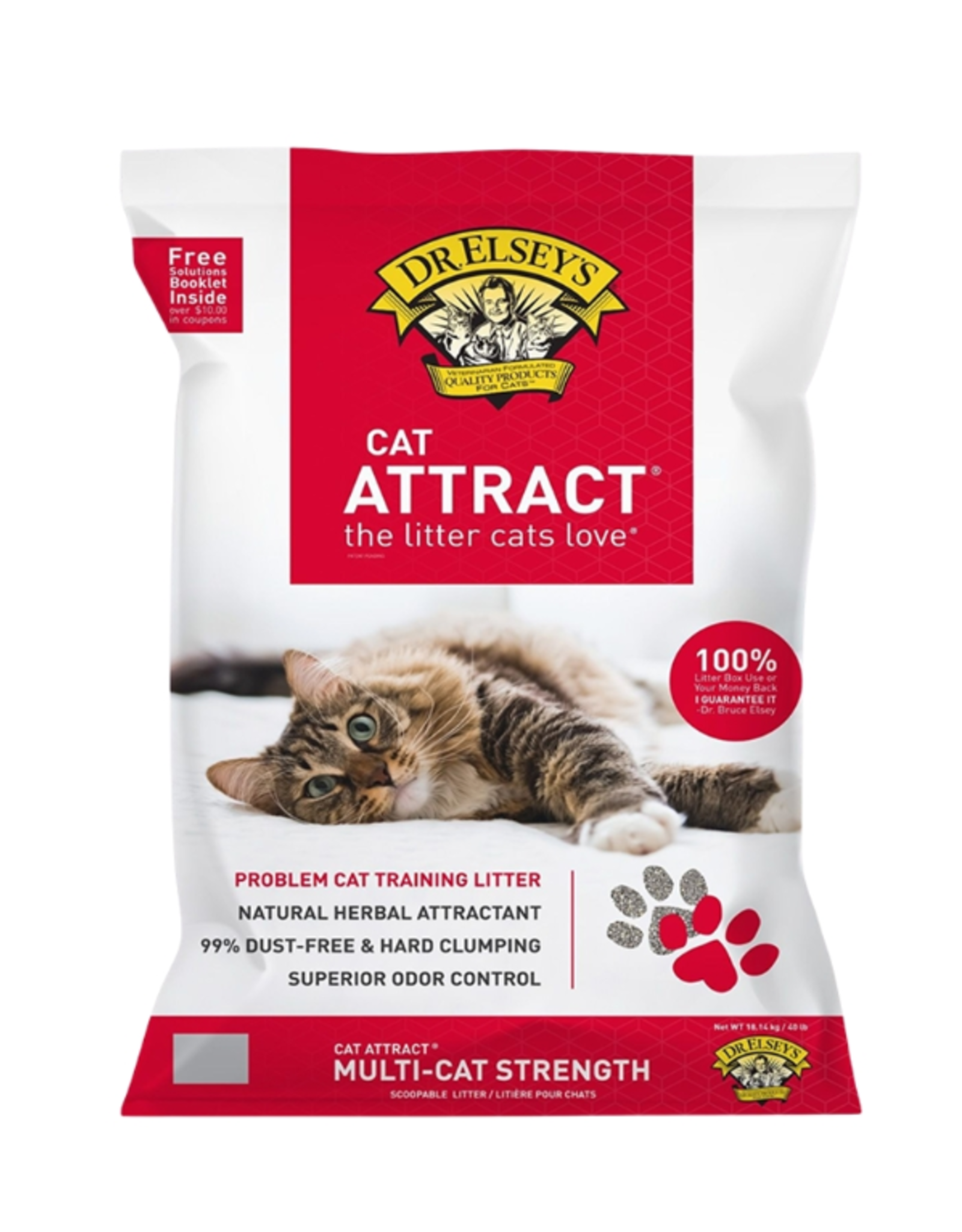 Dr. Elsey's Dr. Elsey's Cat Attract Clumping Clay Cat Litter - 40 lb. Bag