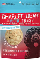 CHARLEE BEAR CHARLEE BEAR DOG TREATS TURKEY LIVER W/CRANBERRY 16OZ