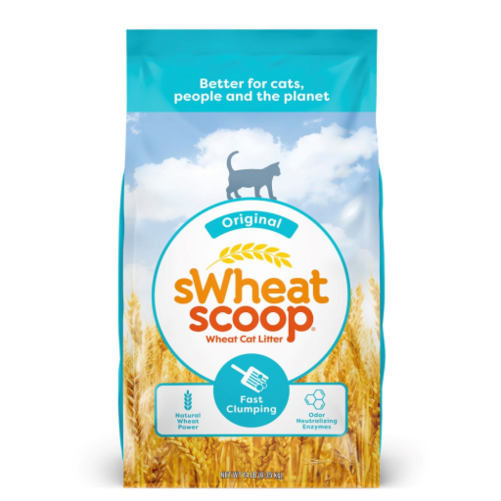 Swheat Scoop sWheat Scoop Natural Fast-Clumping Cat Litter Original - 14 lb