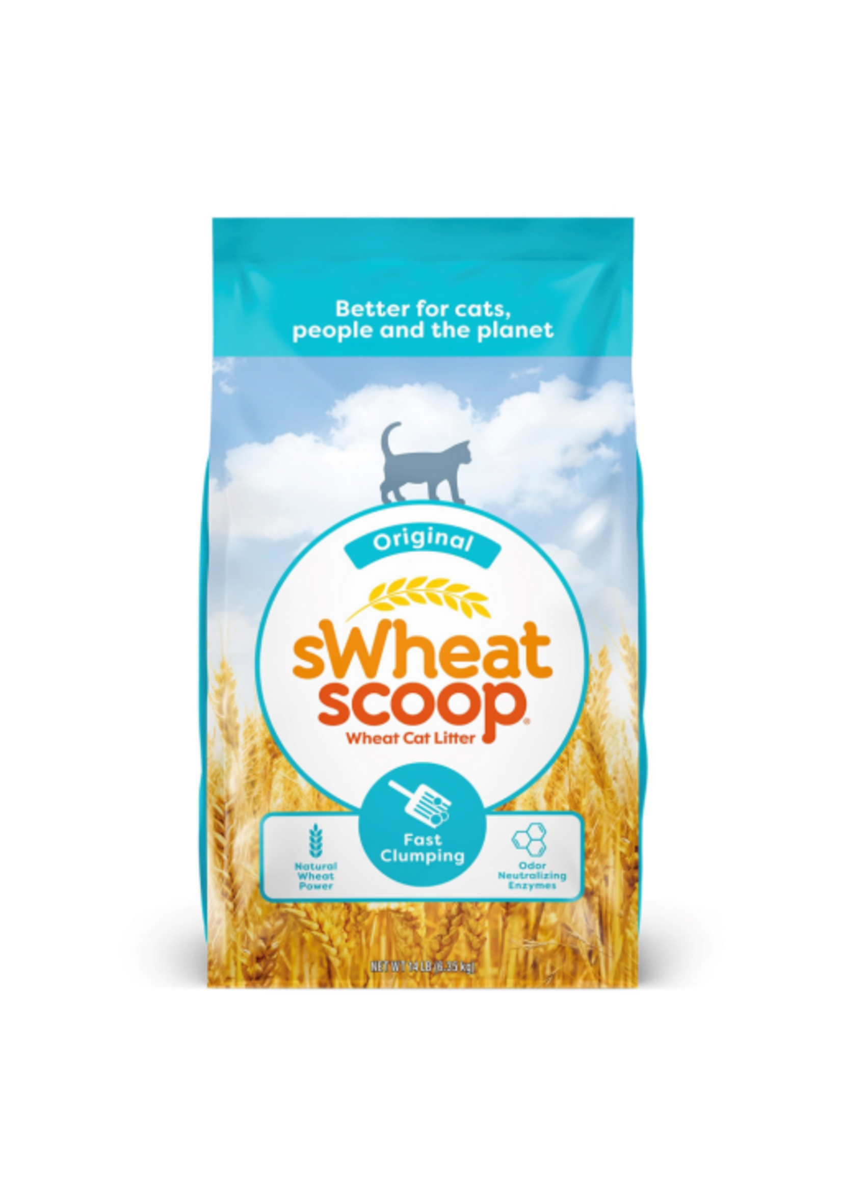 Swheat Scoop sWheat Scoop Natural Fast-Clumping Cat Litter Original - 14 lb