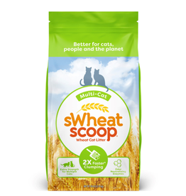 SWHEAT SCOOP sWheat Scoop Multi-Cat Natural Clumping Wheat Cat Litter 28 lbs.