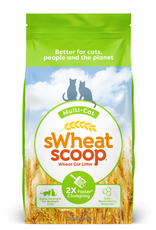 SWHEAT SCOOP sWheat Scoop Multi-Cat Natural Clumping Wheat Cat Litter 28 lbs.