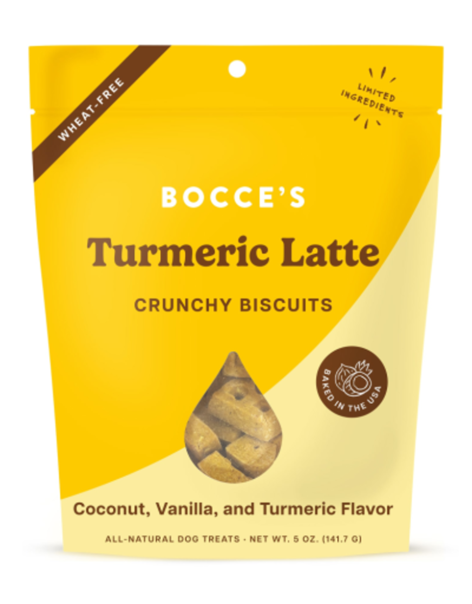 Bocce's Bakery Bocce's Bakery Dog Biscuits TURMERIC LATTE 5 OZ