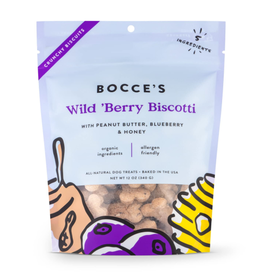 Bocce's Bakery Bocce's Bakery Dog Small Batch Biscuits WILD BERRY BISCOTTI 12 OZ
