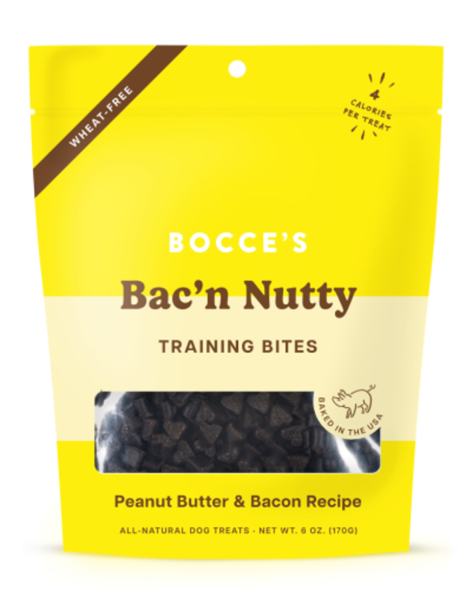 Bocce's Bakery Bocce's Bakery Dog Training Bites BACON NUTTY 6 oz