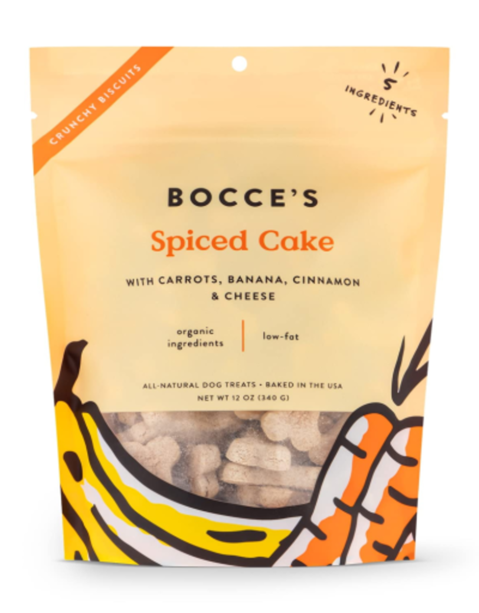 Bocce's Bakery Bocce's Bakery Dog Small Batch Biscuits SPICED CAKE 12 OZ