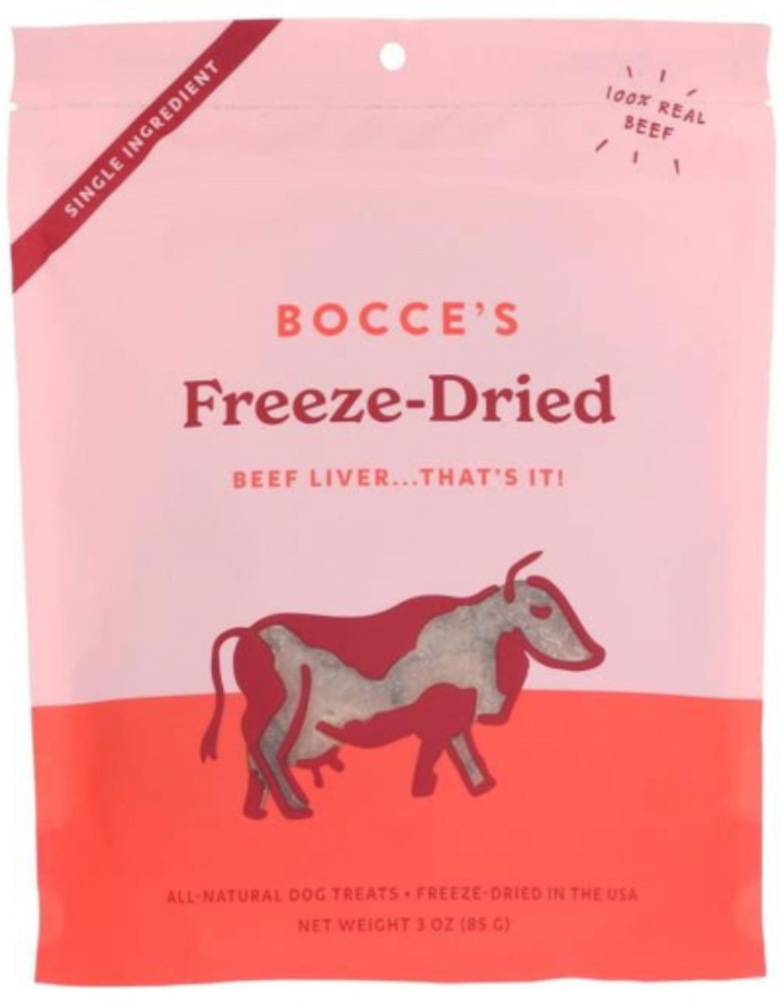 Bocce's Bakery Bocce's Bakery Dog Freeze Dried BEEF LIVER TREATS 3 OZ