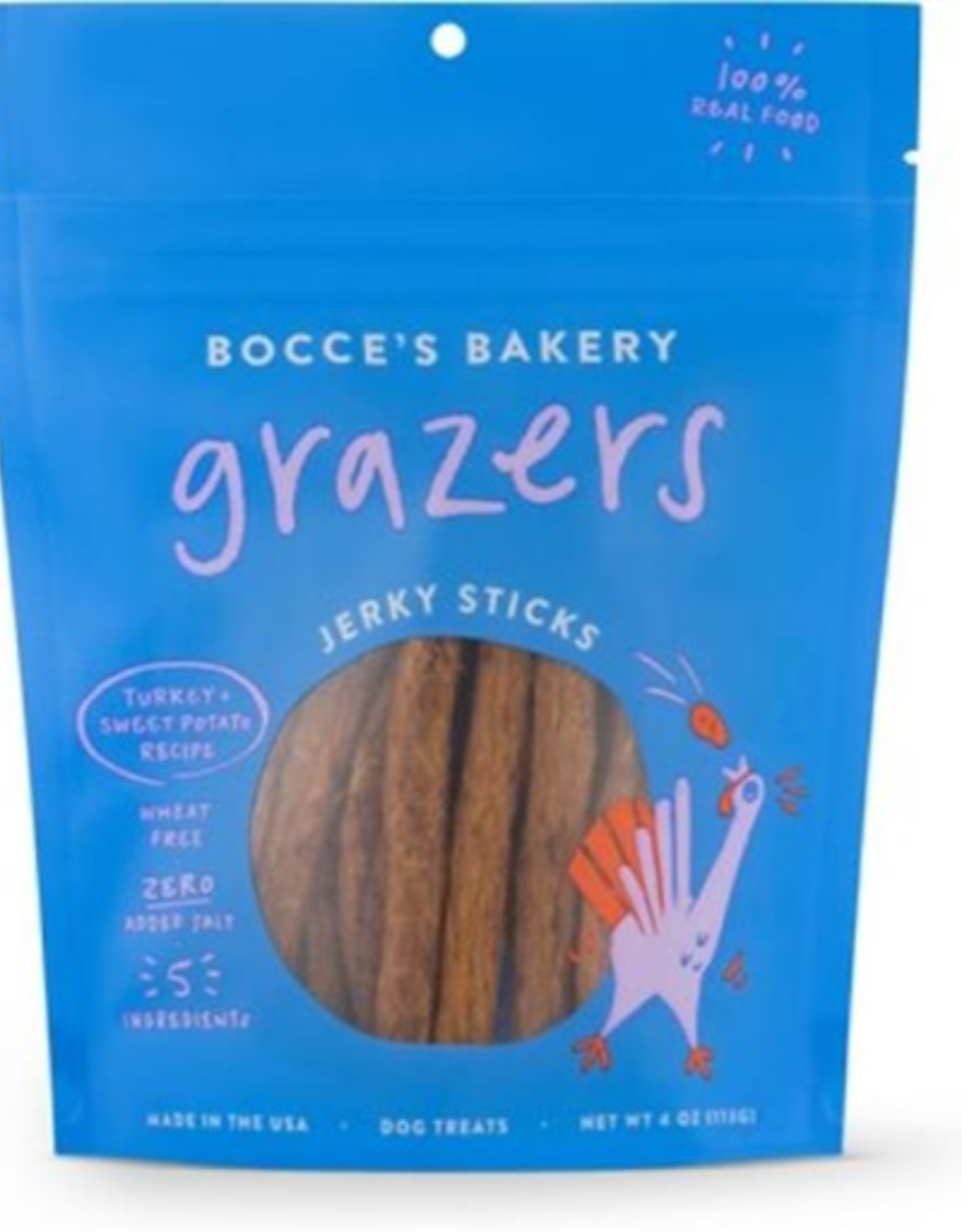 Bocce's Bakery Bocce's Bakery Dog Jerky Sticks TURKEY 4 OZ